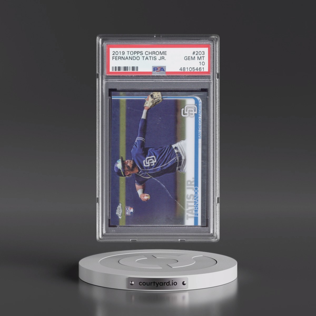 2019 Topps Chrome #203 Fernando Tatis Jr. (PSA 10 GEM MINT)