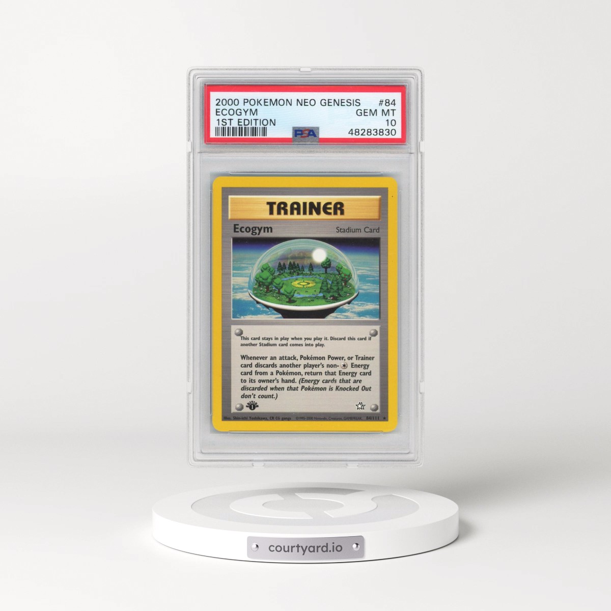 2000 Pokémon Neo Genesis #84 Ecogym - 1st Edition (PSA 10 GEM MINT)