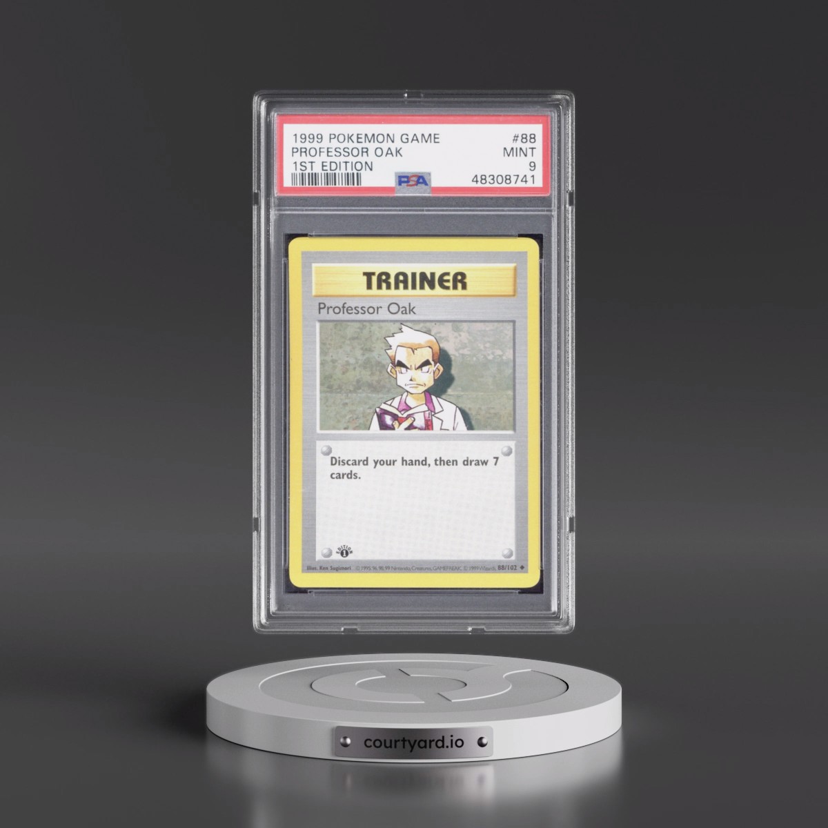 1999 Pokémon Game #88 Professor Oak - 1st Edition (PSA 9 MINT)