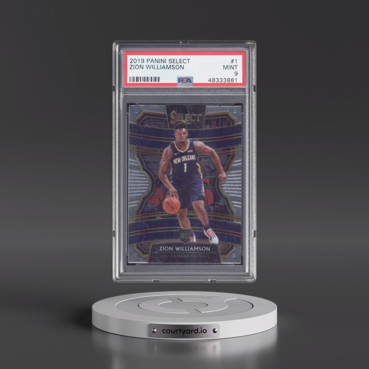 2019 Panini Select Zion Williamson #1 PSA 9