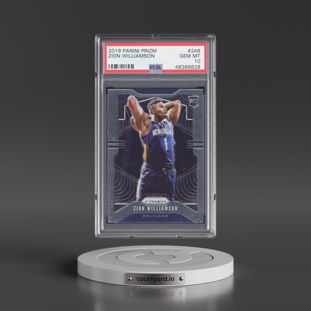 2019 Panini Prizm #248 Zion Williamson (PSA 10 GEM MINT)