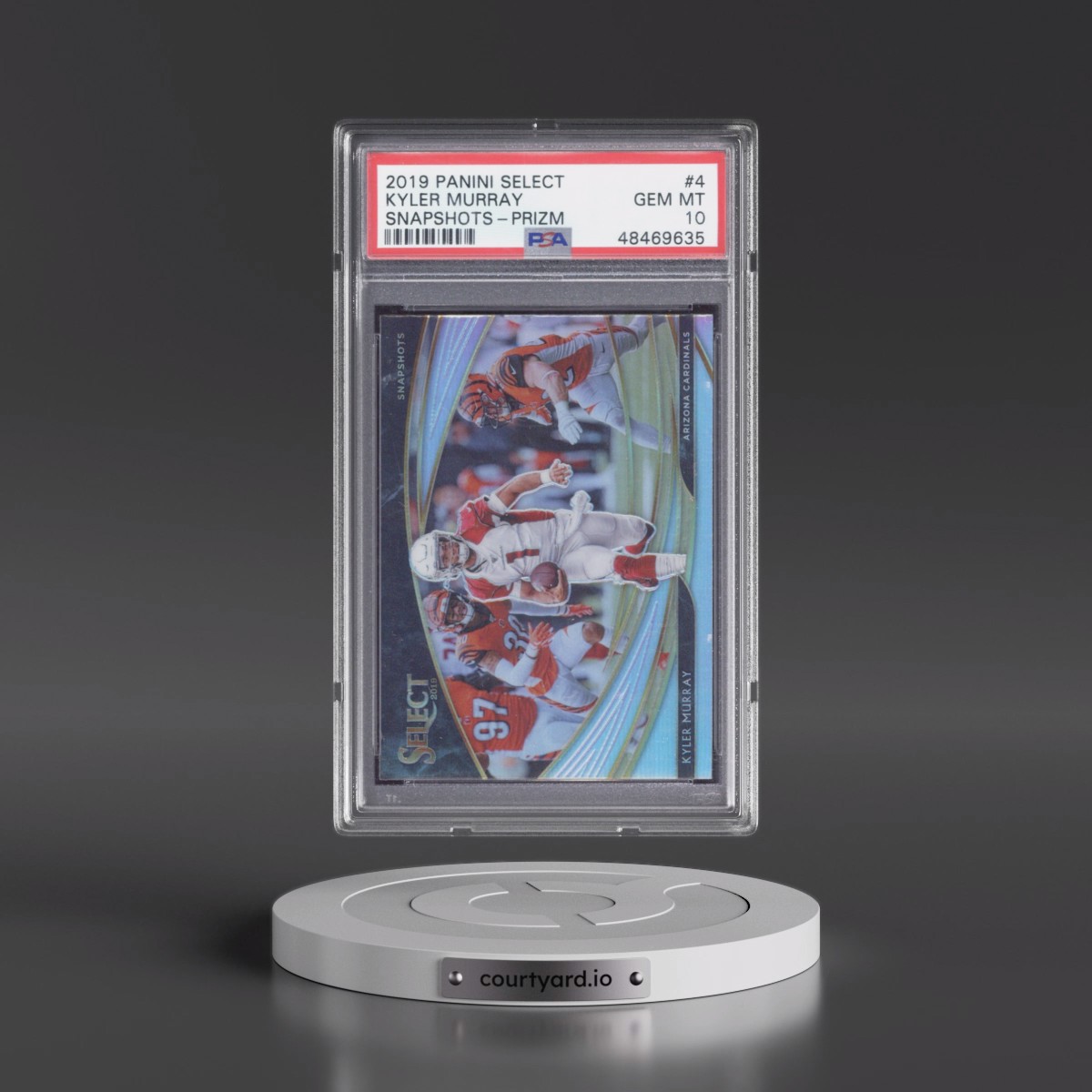 2019 Panini Select Snapshots #4 Kyler Murray - Prizm (PSA 10 GEM MINT)