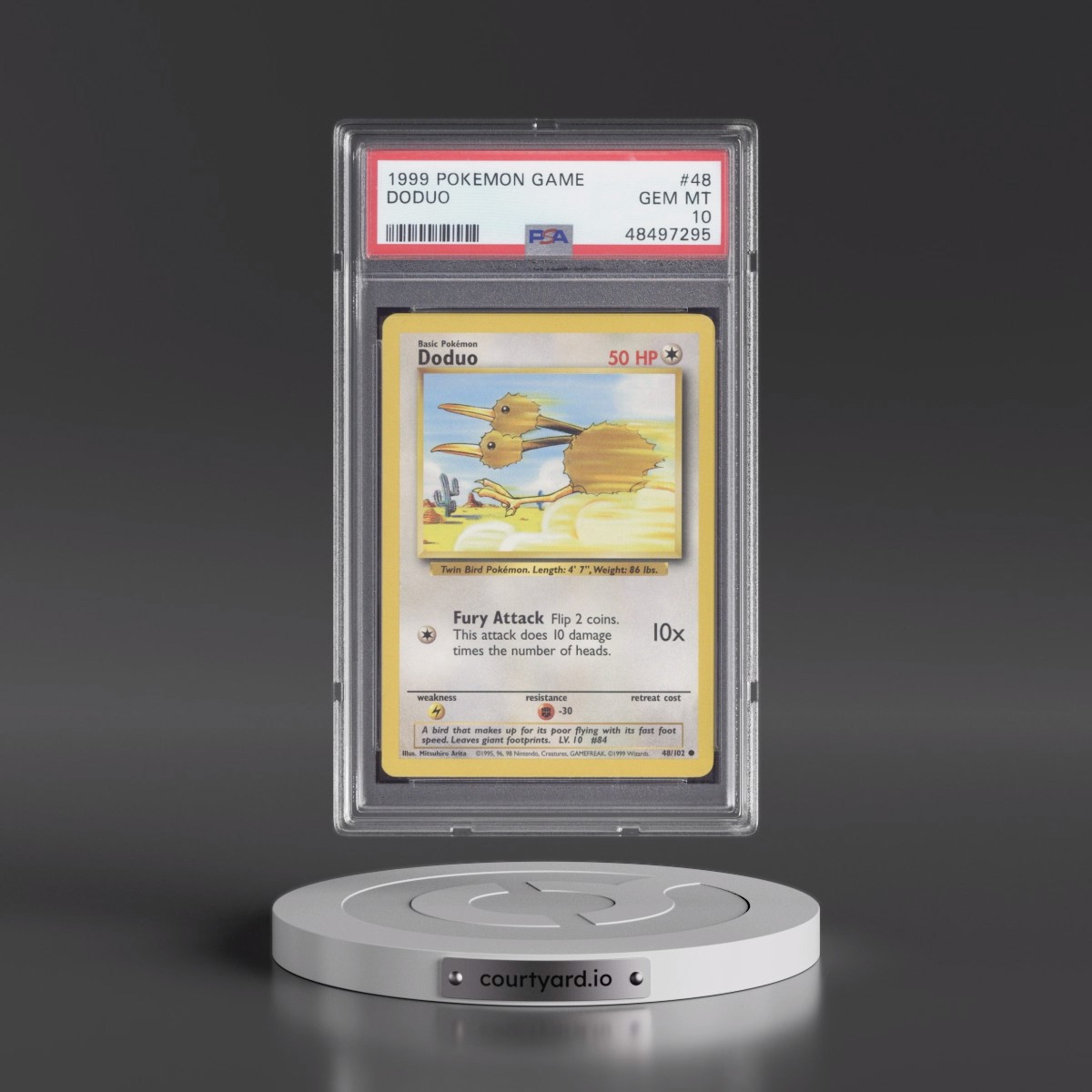 1999 Pokémon Game Doduo #48 PSA 10
