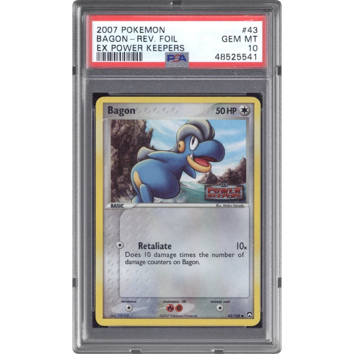 Bagon card artwork