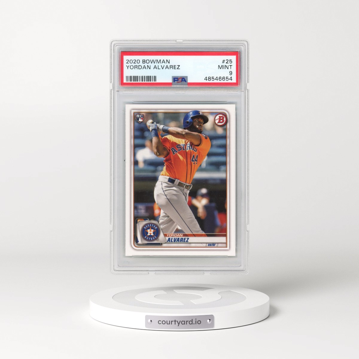 2020 Bowman #25 Yordan Alvarez (PSA 9 MINT)