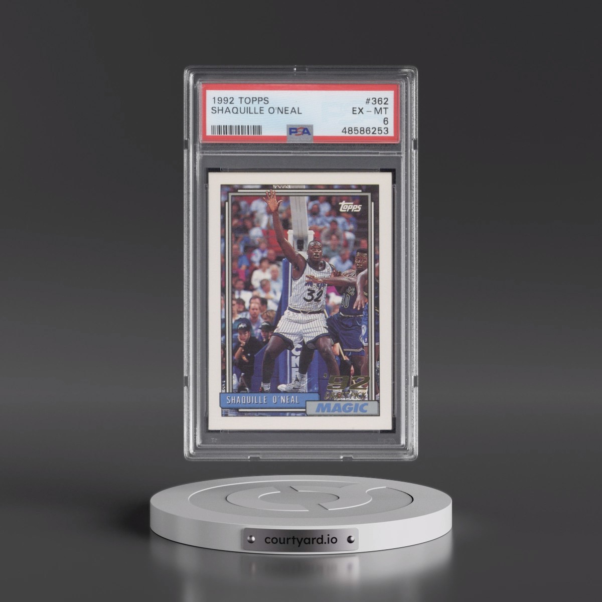 1992 Topps #362 Shaquille O'Neal (PSA 6 EX-MT)
