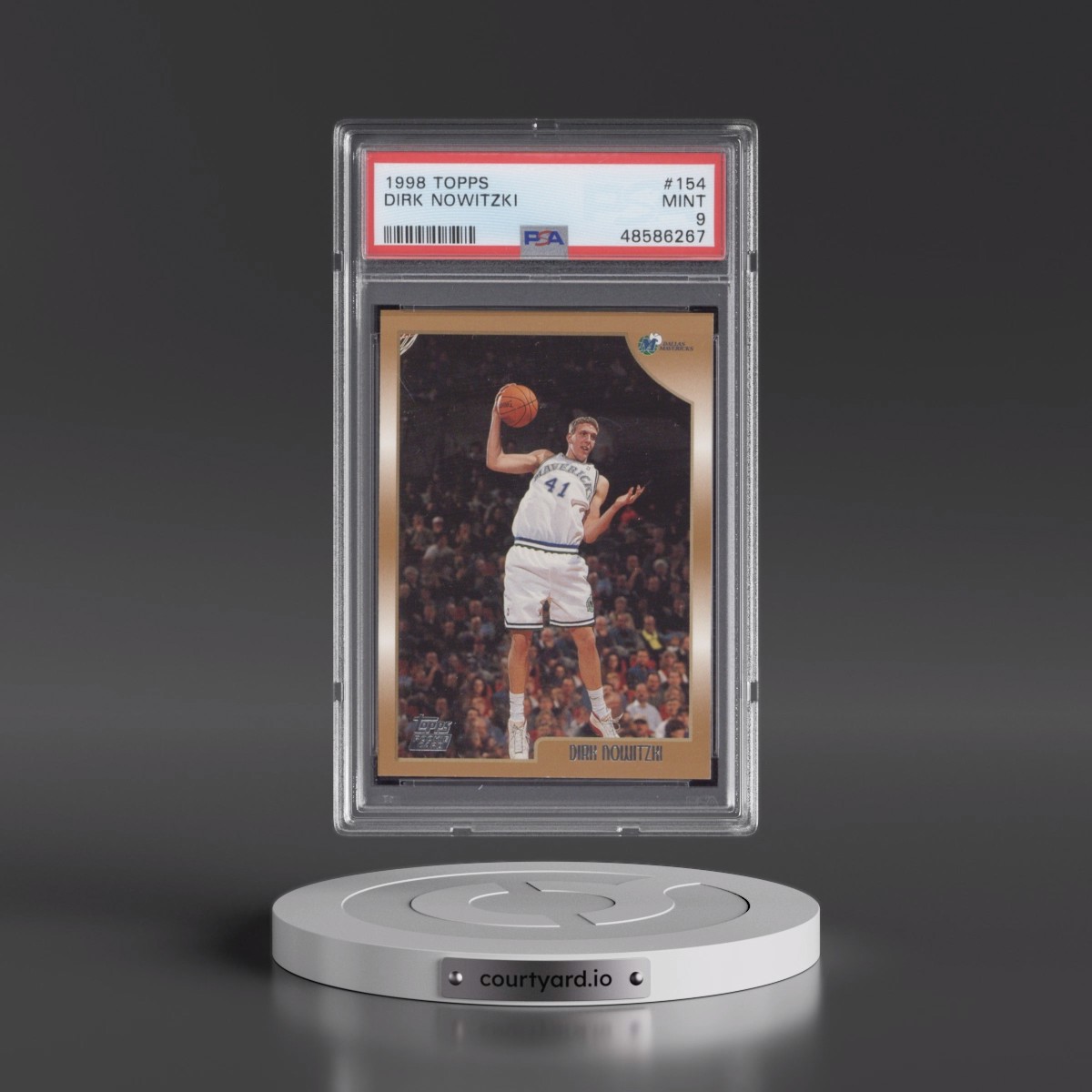1998 Topps #154 Dirk Nowitzki (PSA 9 MINT)