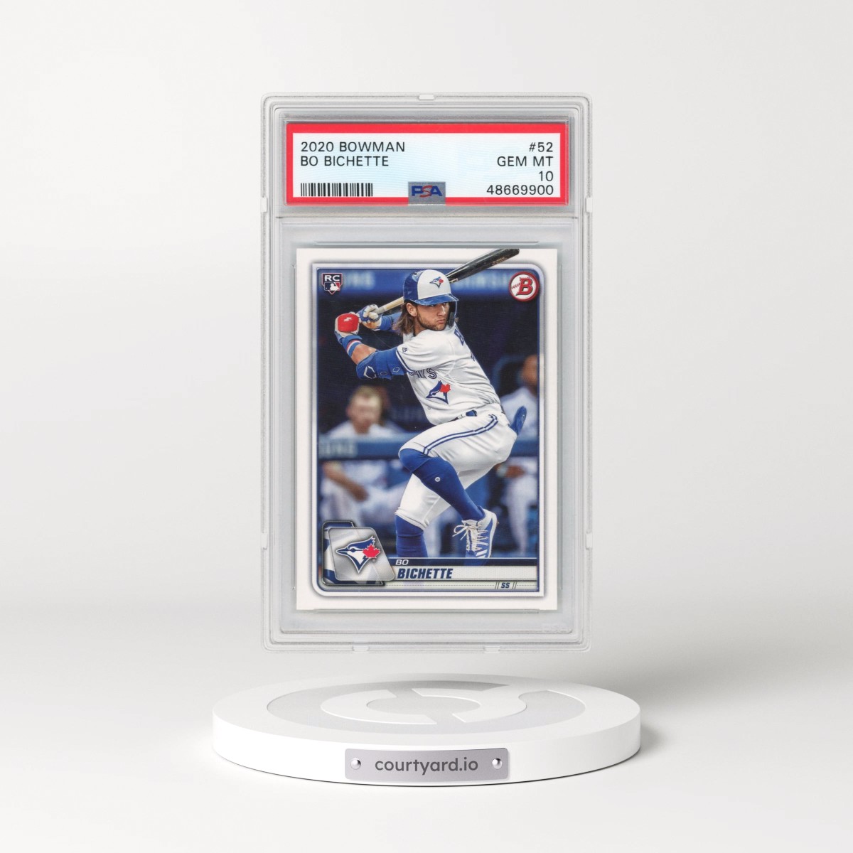 2020 Bowman #52 Bo Bichette (PSA 10 GEM MINT)