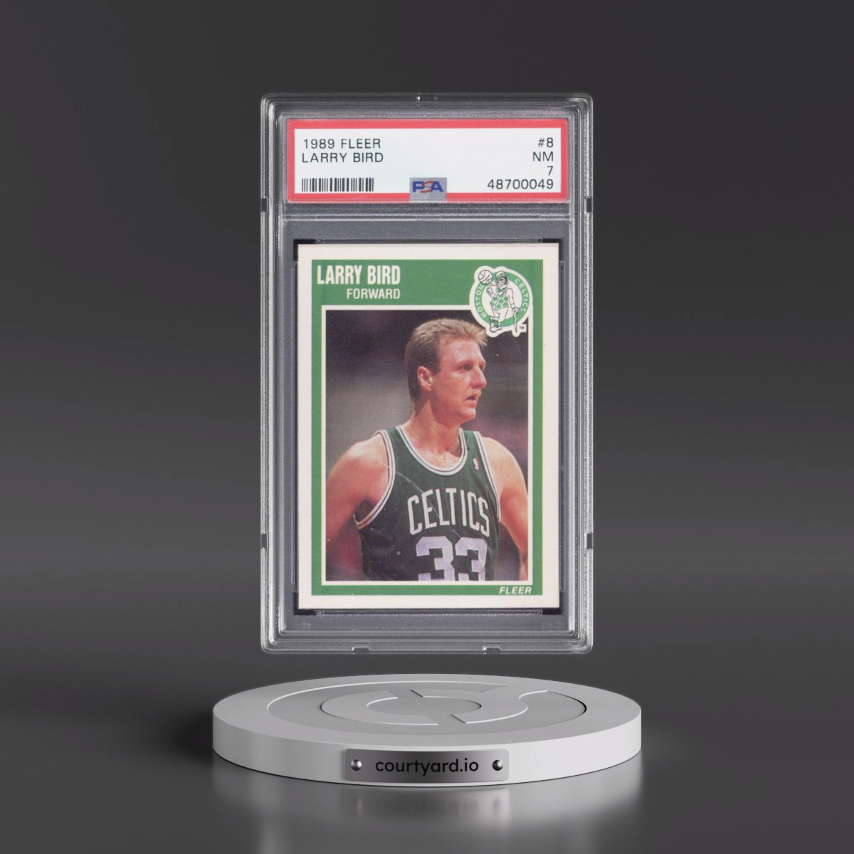 1989 Fleer #8 Larry Bird (PSA 7 NM)
