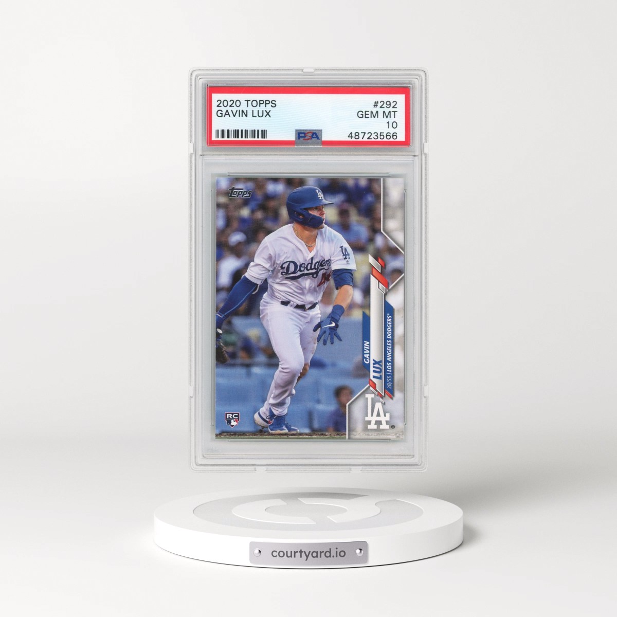 2020 Topps #292 Gavin Lux (PSA 10 GEM MINT)