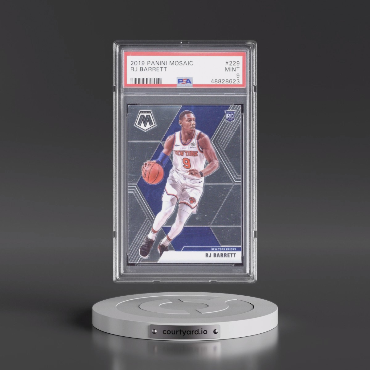 2019 Panini Mosaic #229 RJ Barrett (PSA 9 MINT)