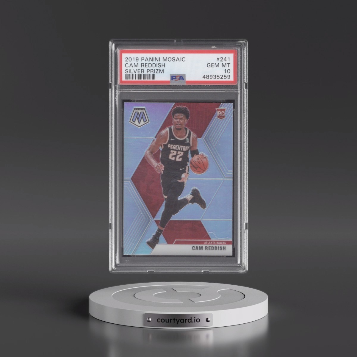 2019 Panini Mosaic Cam Reddish - Silver Prizm #241 PSA 10