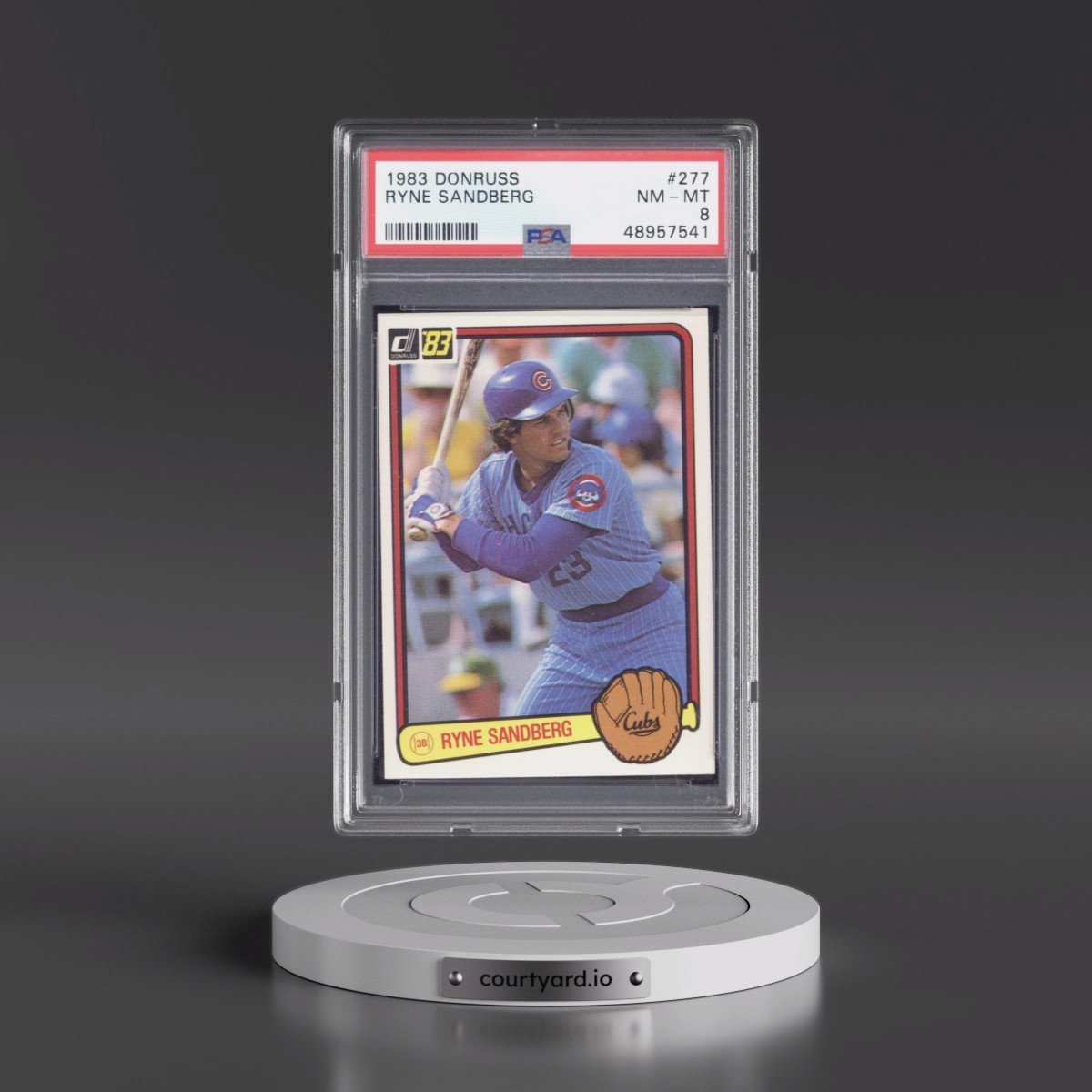 1983 Donruss #277 Ryne Sandberg (PSA 8 NM-MT)