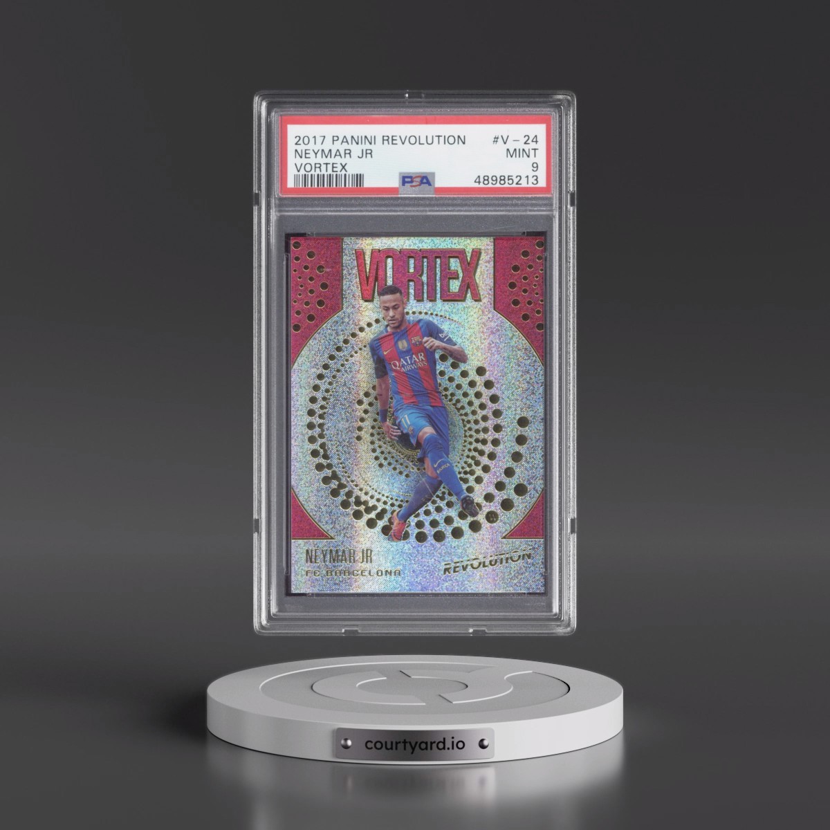 2017 Panini Revolution Vortex #V-24 Neymar Jr (PSA 9 MINT)