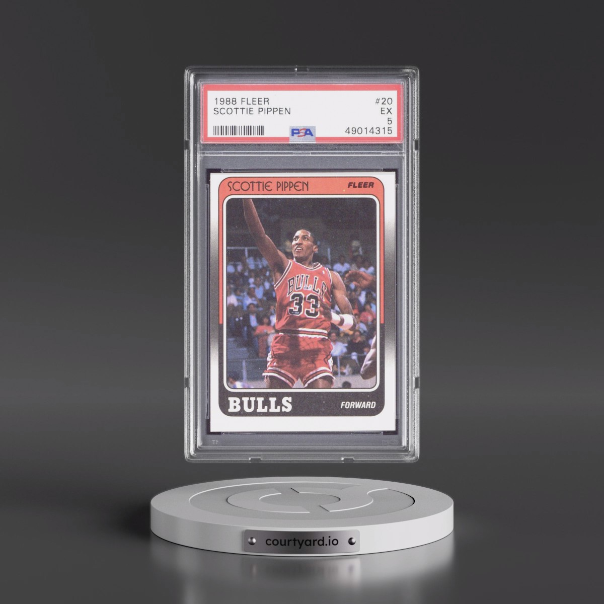 1988 Fleer #20 Scottie Pippen (PSA 5 EX)