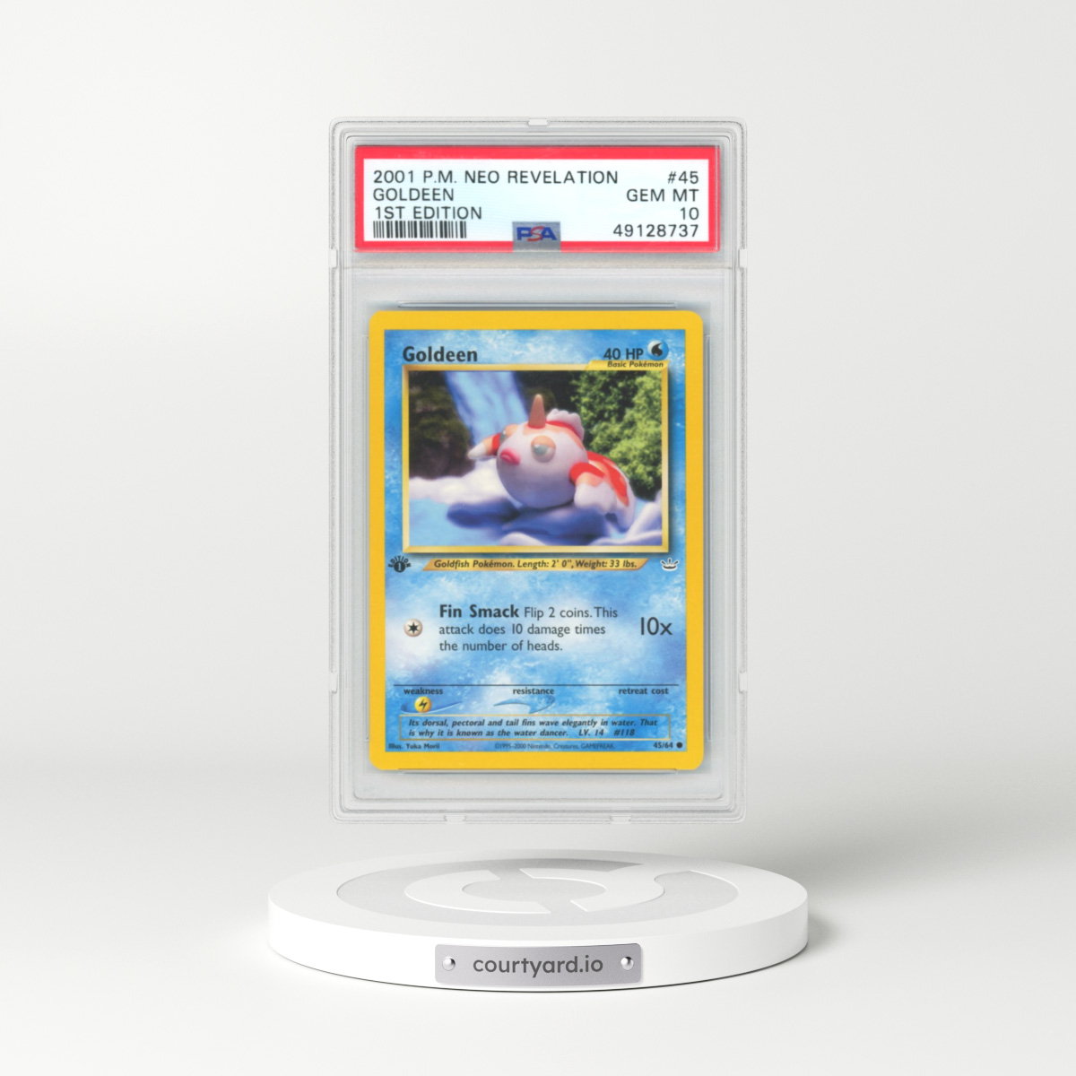 2001 Neo Revelation #45 Goldeen - 1st Edition (PSA 10 GEM MINT)