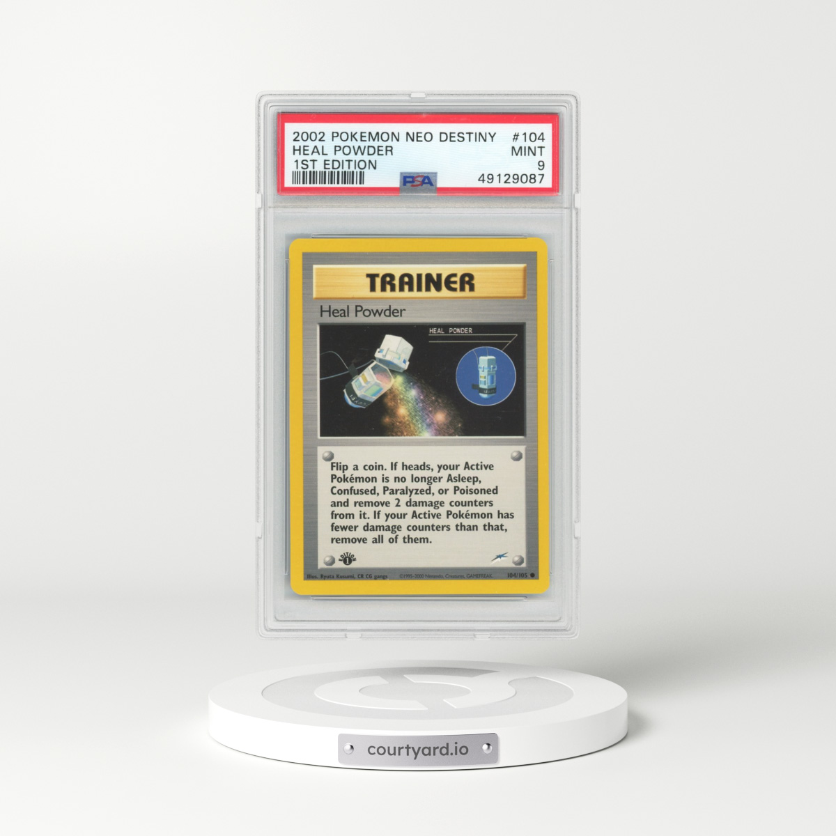 2002 Neo Destiny #104 Heal Powder - 1st Edition (PSA 9 MINT)