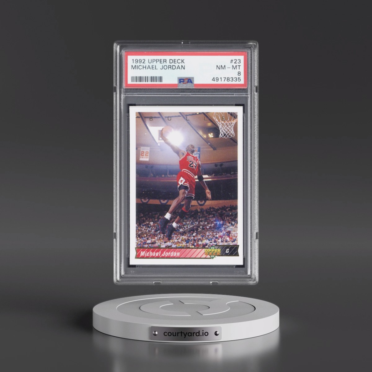 1992 Upper Deck #23 Michael Jordan (PSA 8 NM-MT)