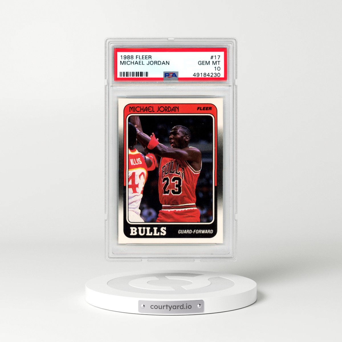 1988 Fleer #17 Michael Jordan (PSA 10 GEM MINT)