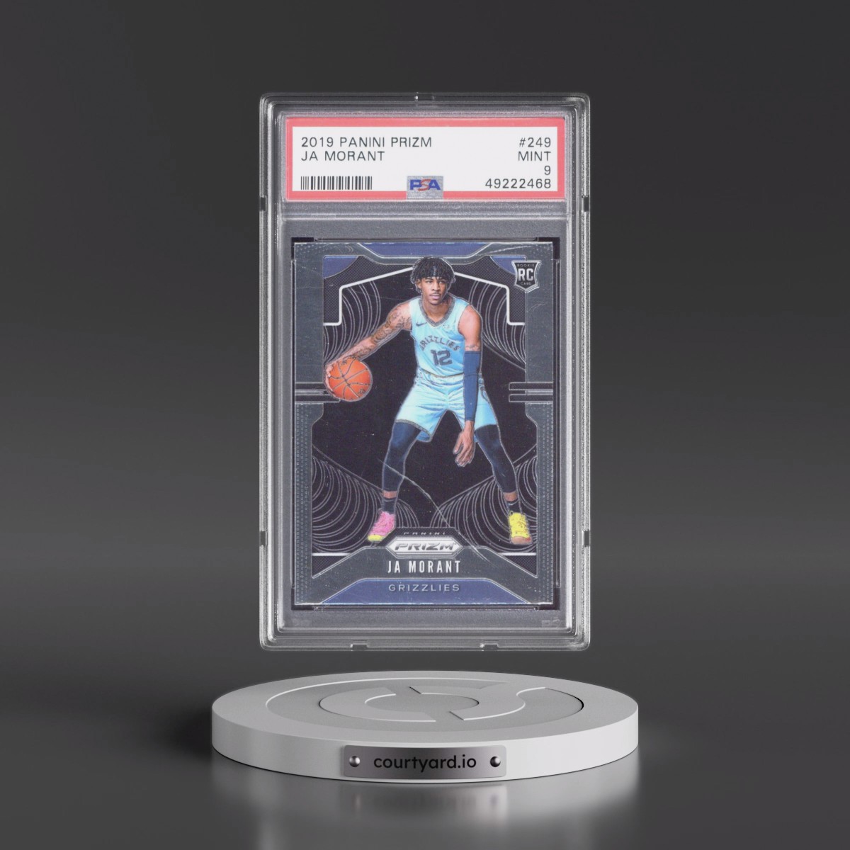 2019 Panini Prizm #249 Ja Morant (PSA 9 MINT)