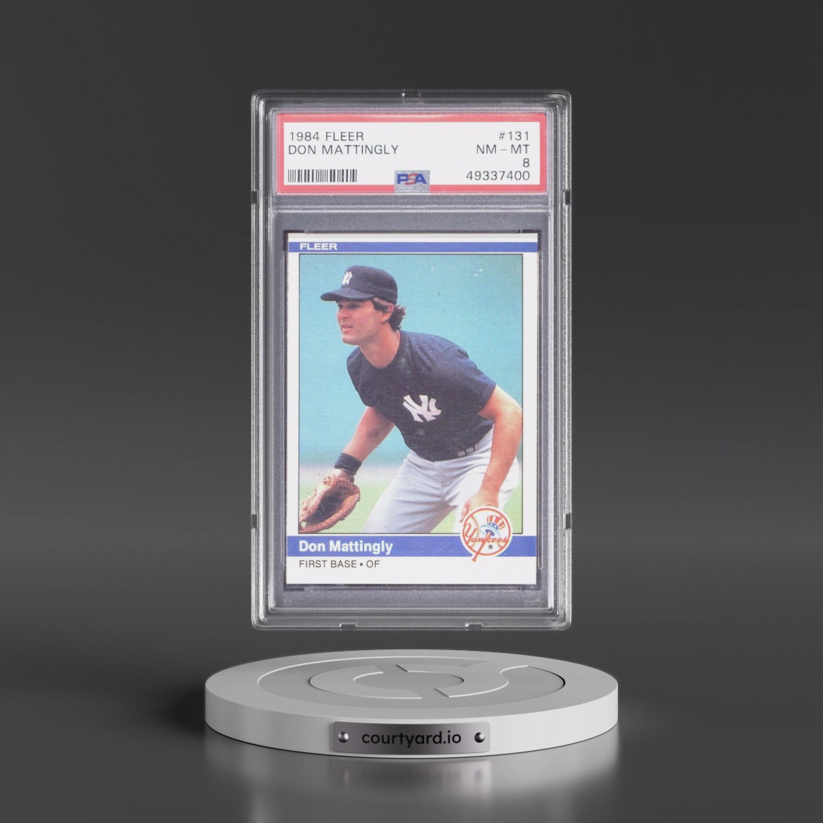 1984 Fleer #131 Don Mattingly (PSA 8 NM-MT)