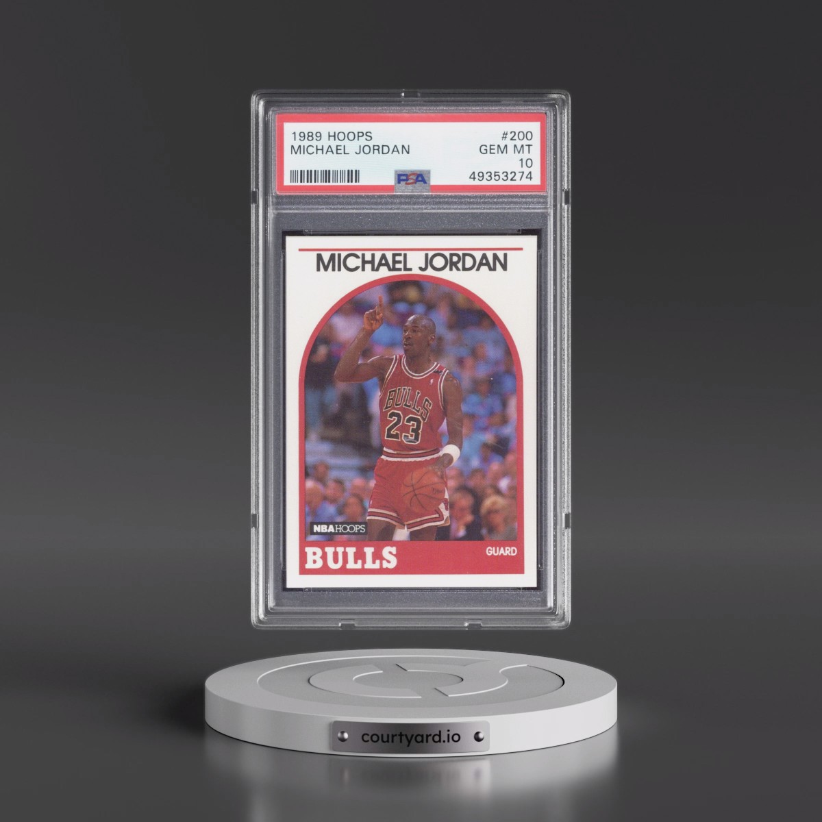 1989 Hoops #200 Michael Jordan (PSA 10 GEM MINT)