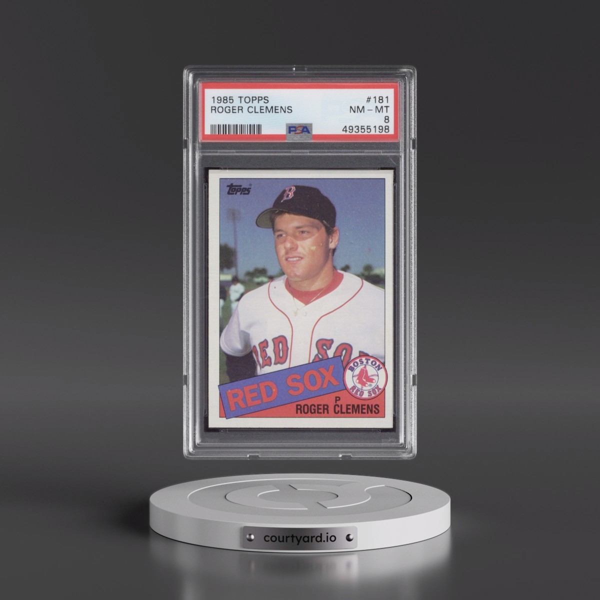1985 Topps #181 Roger Clemens (PSA 8 NM-MT)
