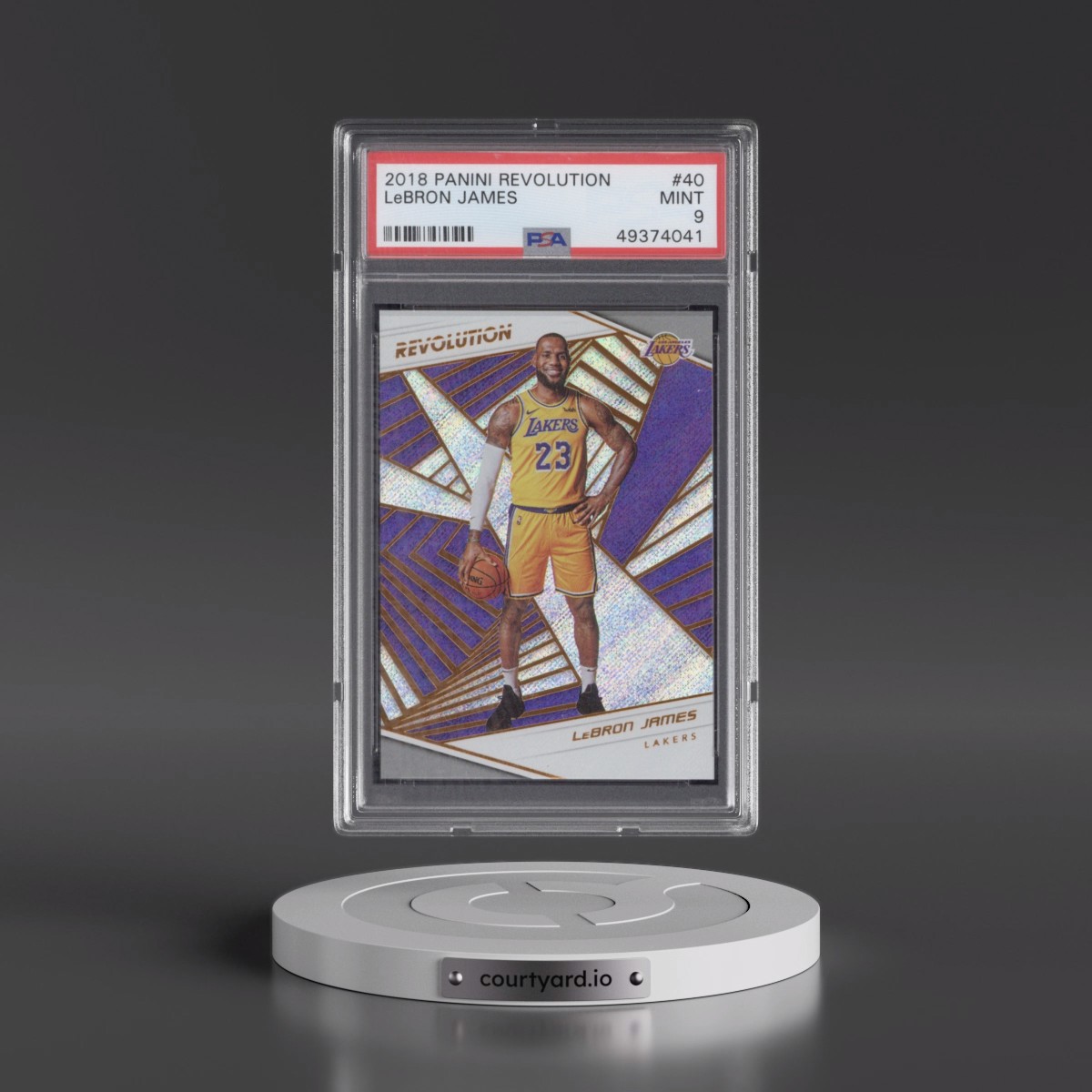 2018 Panini Revolution #40 LeBron James (PSA 9 MINT)