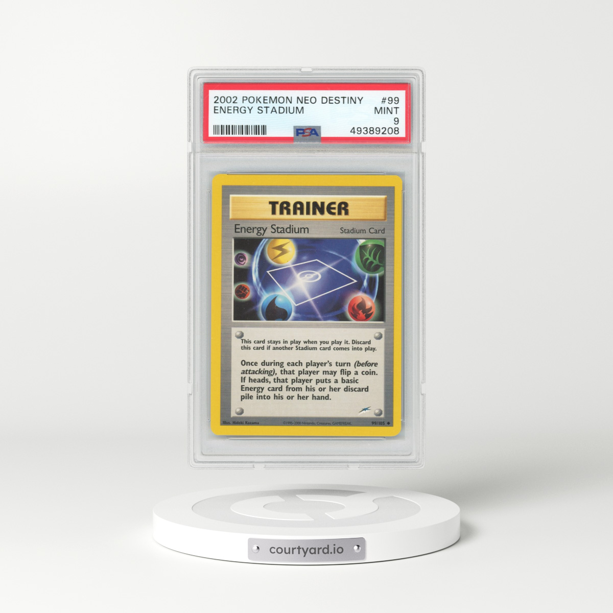 2002 Neo Destiny #99 Energy Stadium (PSA 9 MINT)