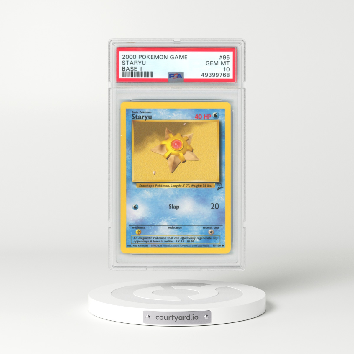 2000 Base Set 2 #95 Staryu (PSA 10 GEM MINT)