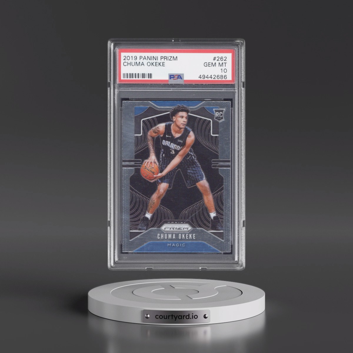 2019 Panini Prizm Chuma Okeke #262 PSA 10