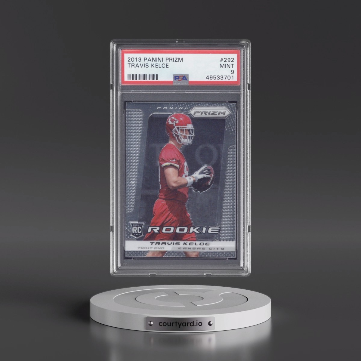 2013 Panini Prizm Travis Kelce #292 PSA 9