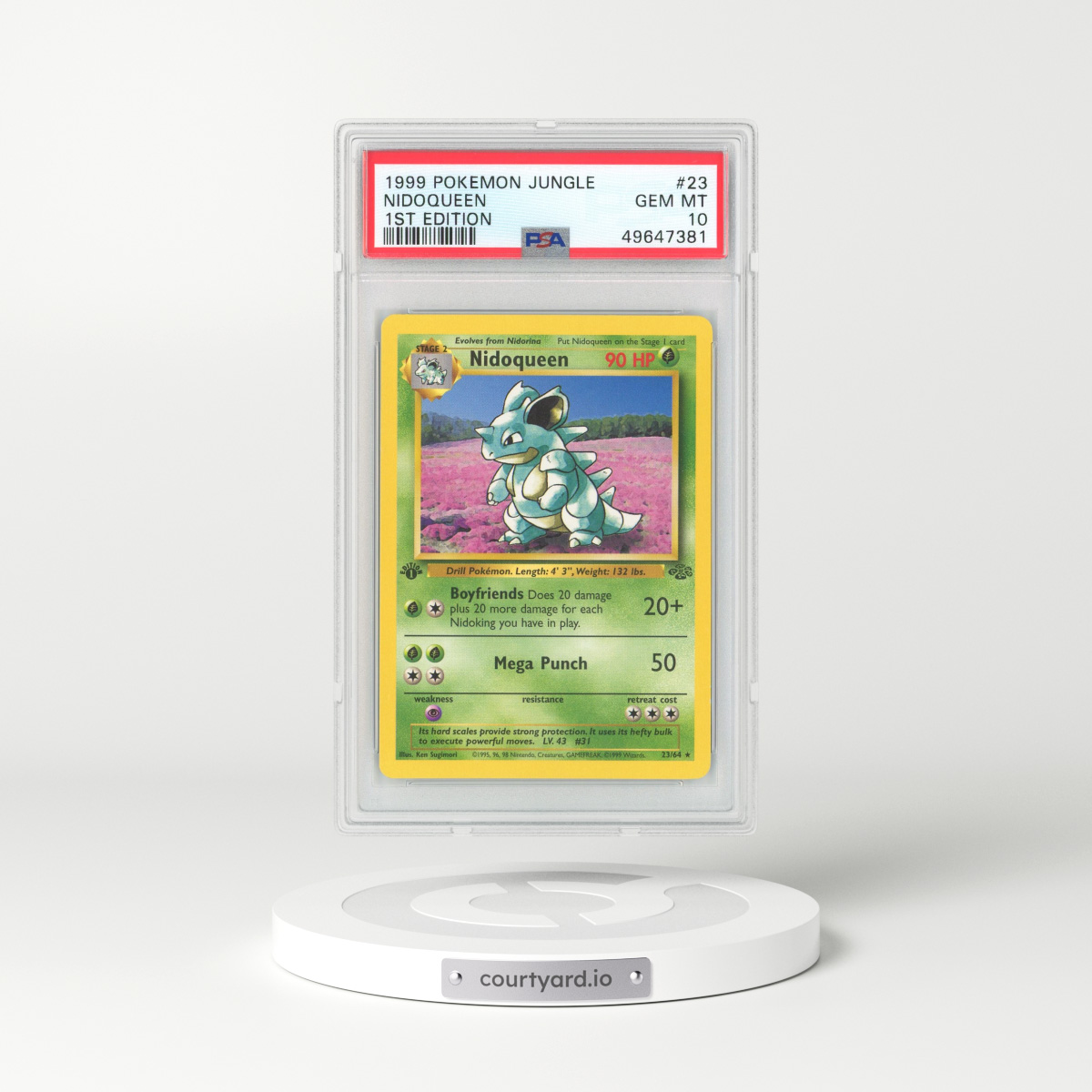 1999 Jungle #23 Nidoqueen (PSA 10 GEM MINT)