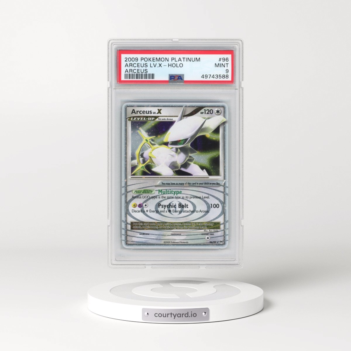 2009 Arceus LV.X - Pokmon Pokmon Platinum Arceus PSA 9 MINT 2009 Arceus LV.X - Pokmon Pokmon Platinum Arceus PSA 9 MINT