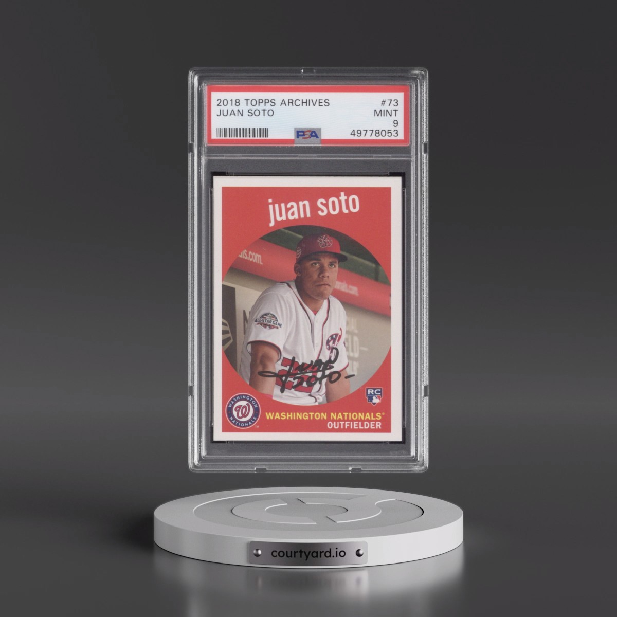 2018 Topps Archives #73 Juan Soto (PSA 9 MINT)