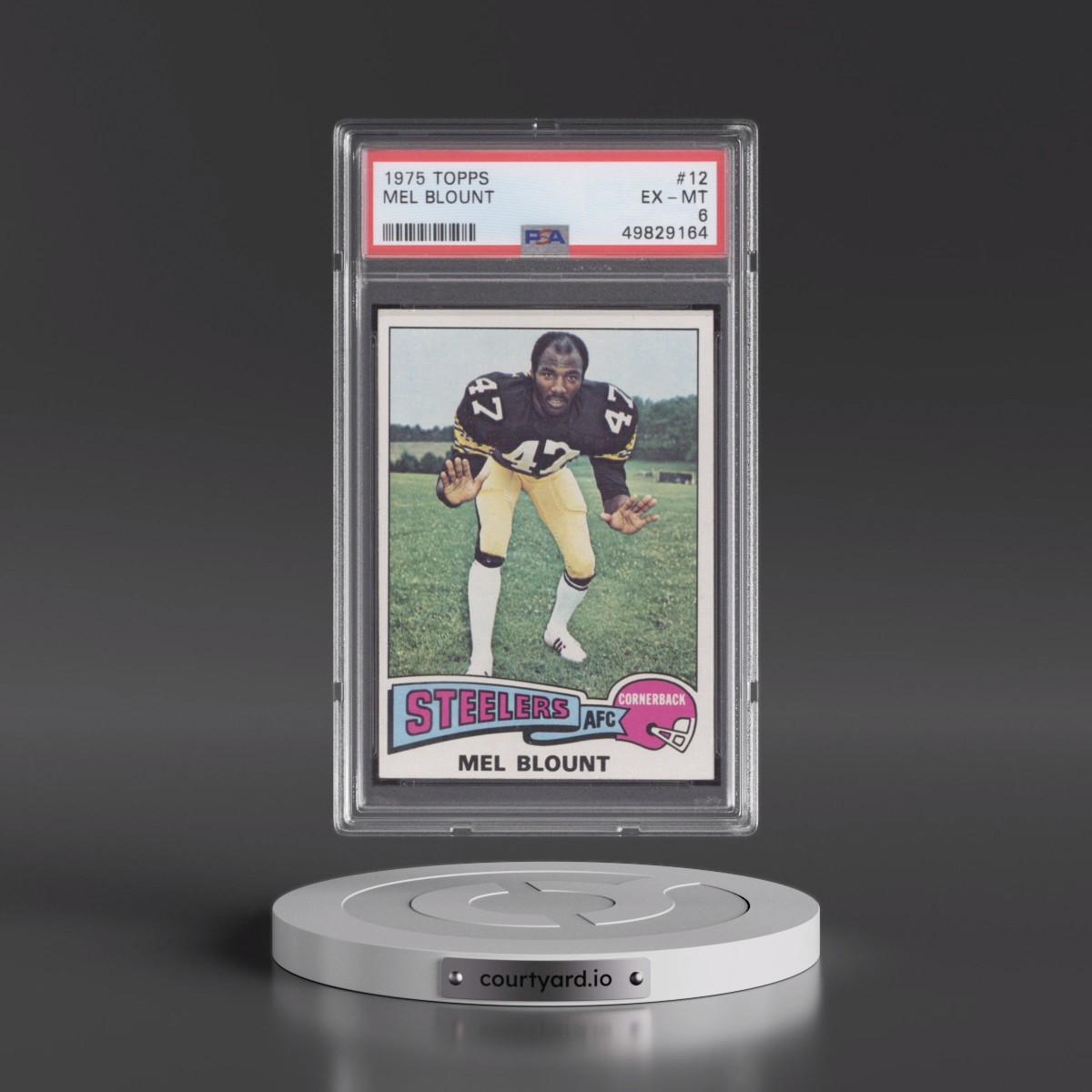 1975 Topps Mel Blount #12 PSA 6