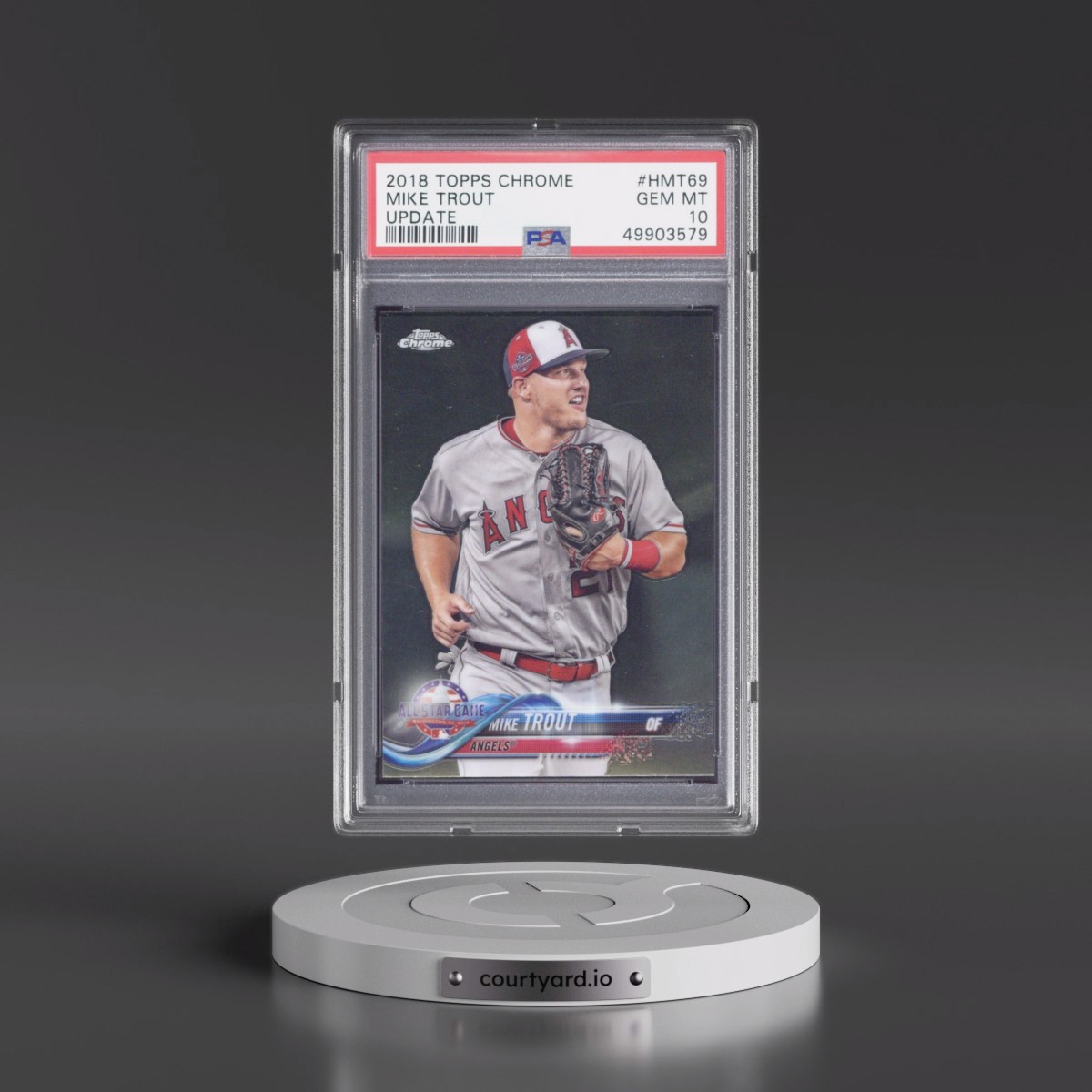2018 Topps Chrome Update #HMT69 Mike Trout (PSA 10 GEM MINT)