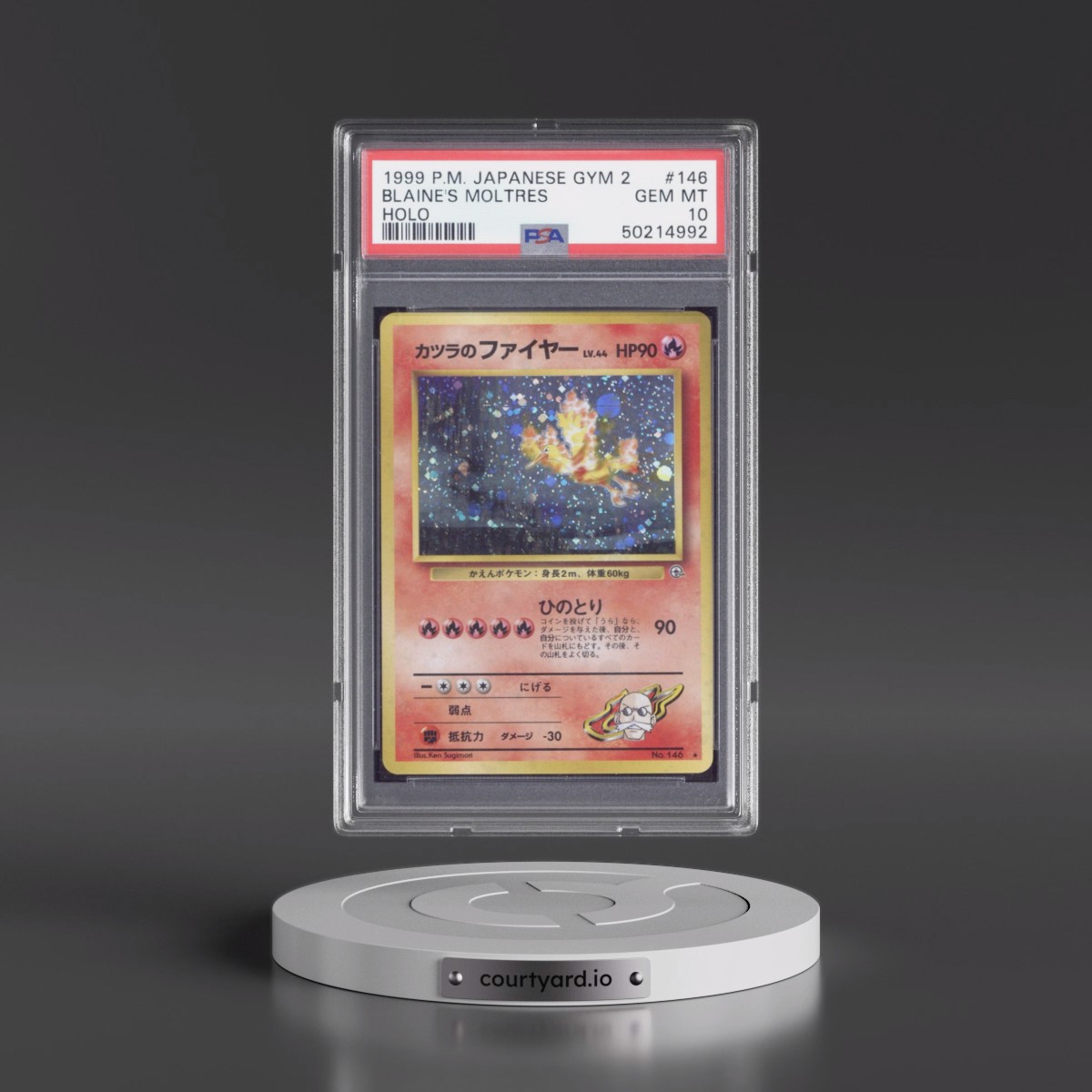 1999 Pokémon Gym 2 #146 Blaine's Moltres - Holo (PSA 10 GEM MINT)