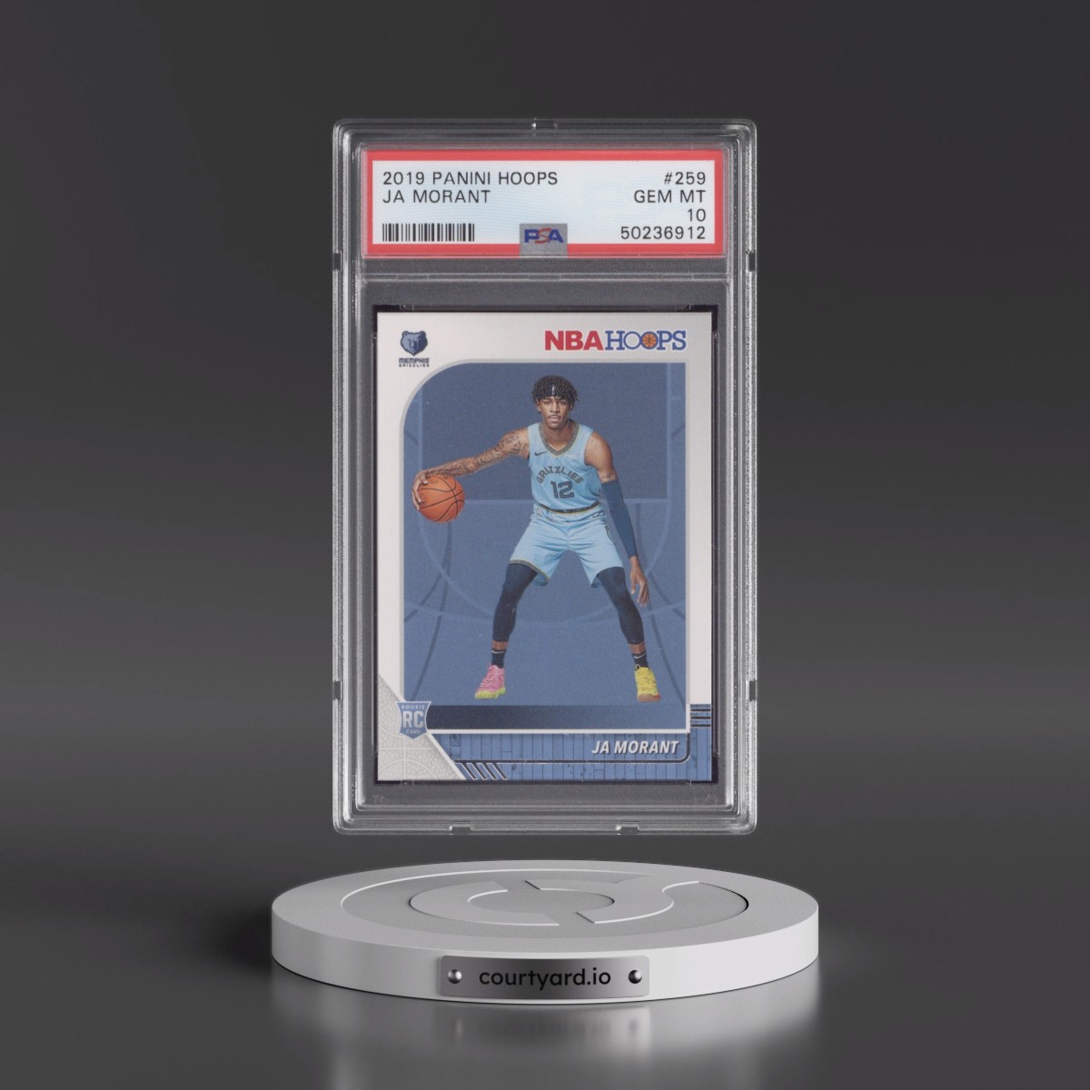 2019 Panini Hoops #259 Ja Morant (PSA 10 GEM MINT)