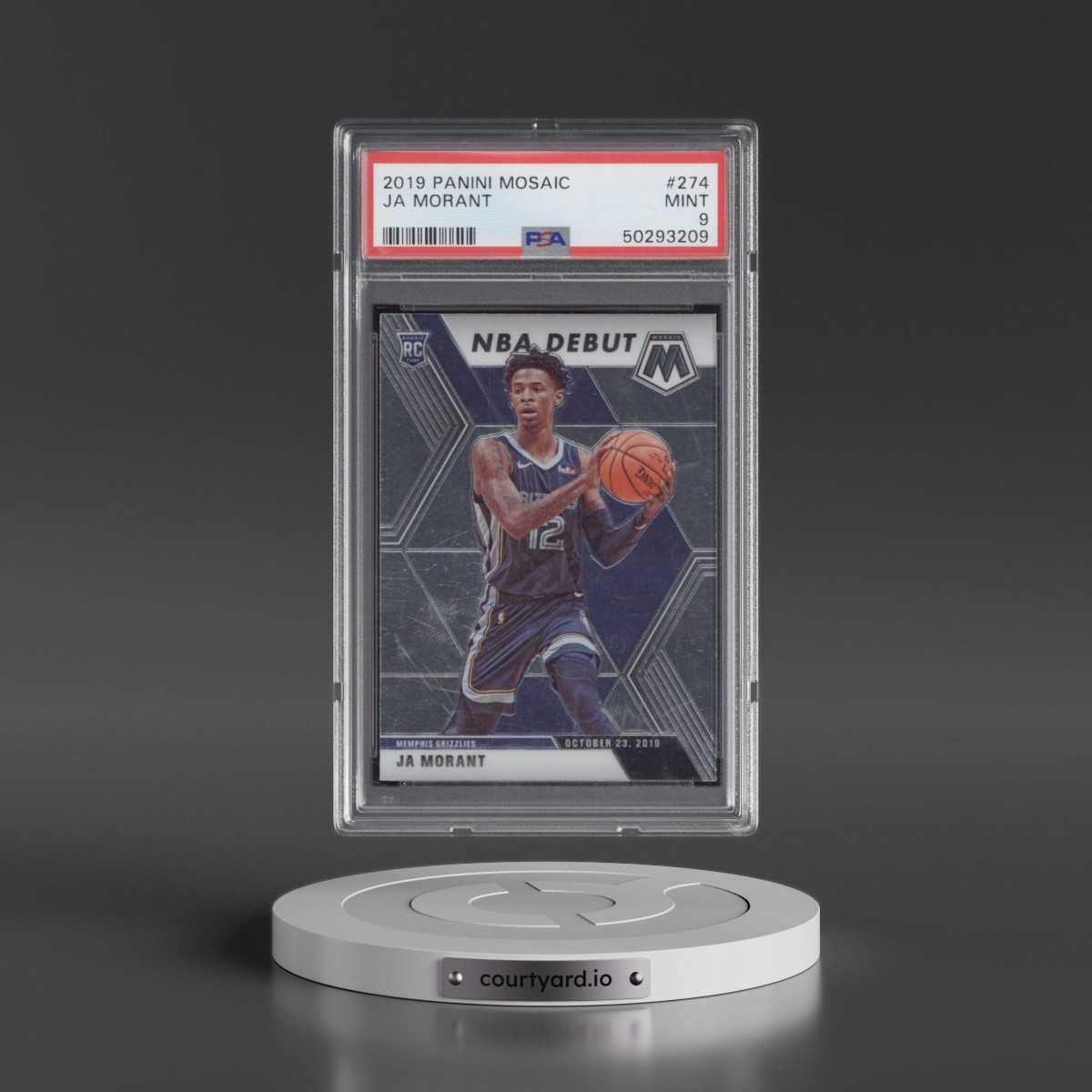 2019 Panini Mosaic #274 Ja Morant (PSA 9 MINT)