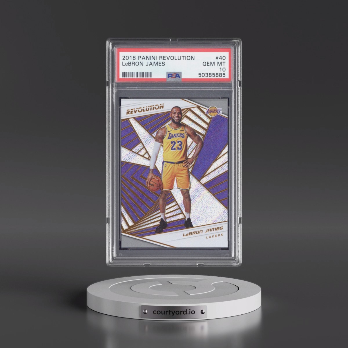 2018 Panini Revolution #40 LeBron James (PSA 10 GEM MINT)