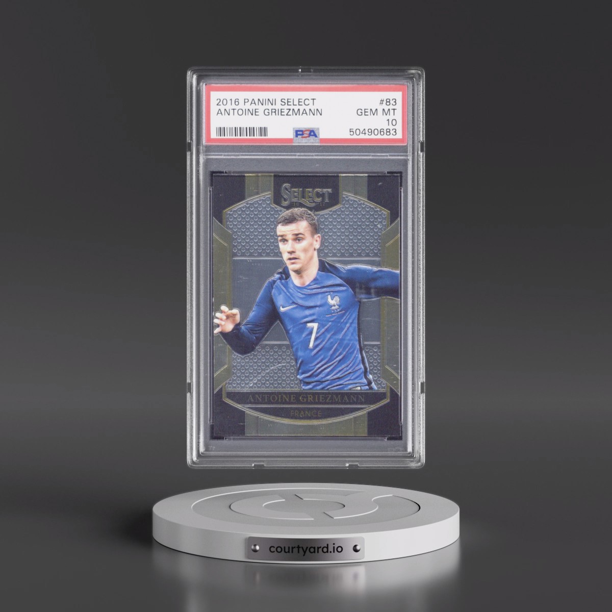 2016 Panini Select #83 Antoine Griezmann (PSA 10 GEM MINT)