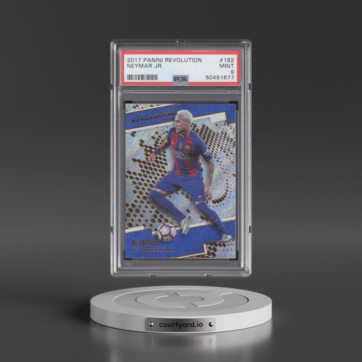 2017 Panini Revolution #192 Neymar Jr. (PSA 9 MINT)