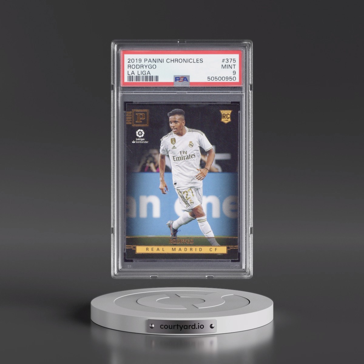 2019 Panini Chronicles Rodrygo - La Liga #375 PSA 9
