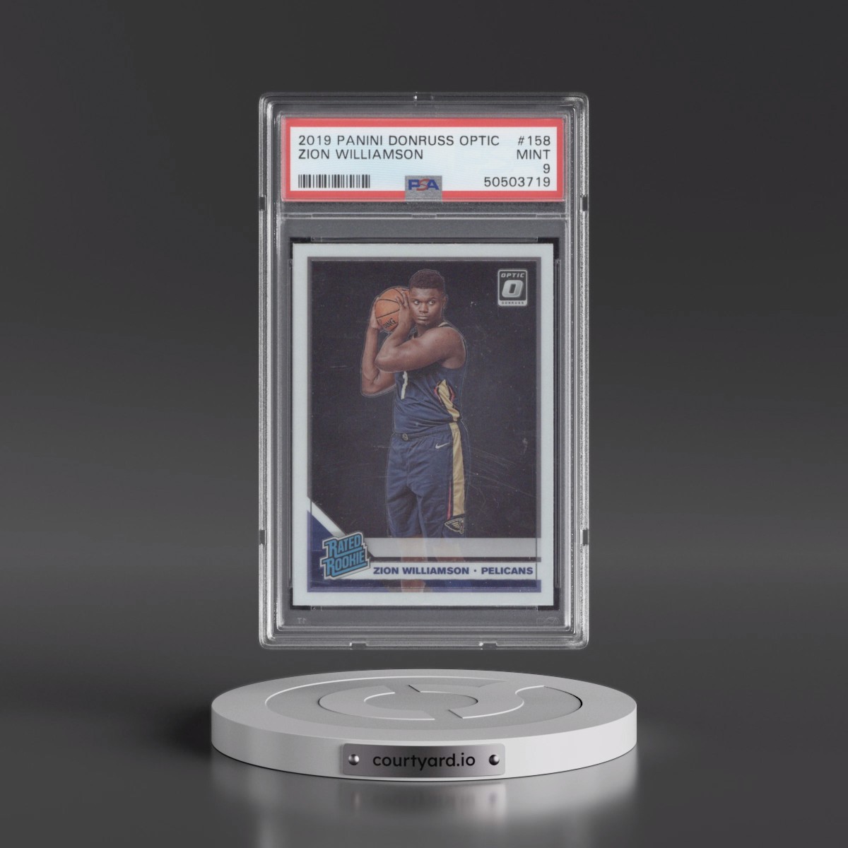 2019 Panini Donruss Optic #158 Zion Williamson (PSA 9 MINT)