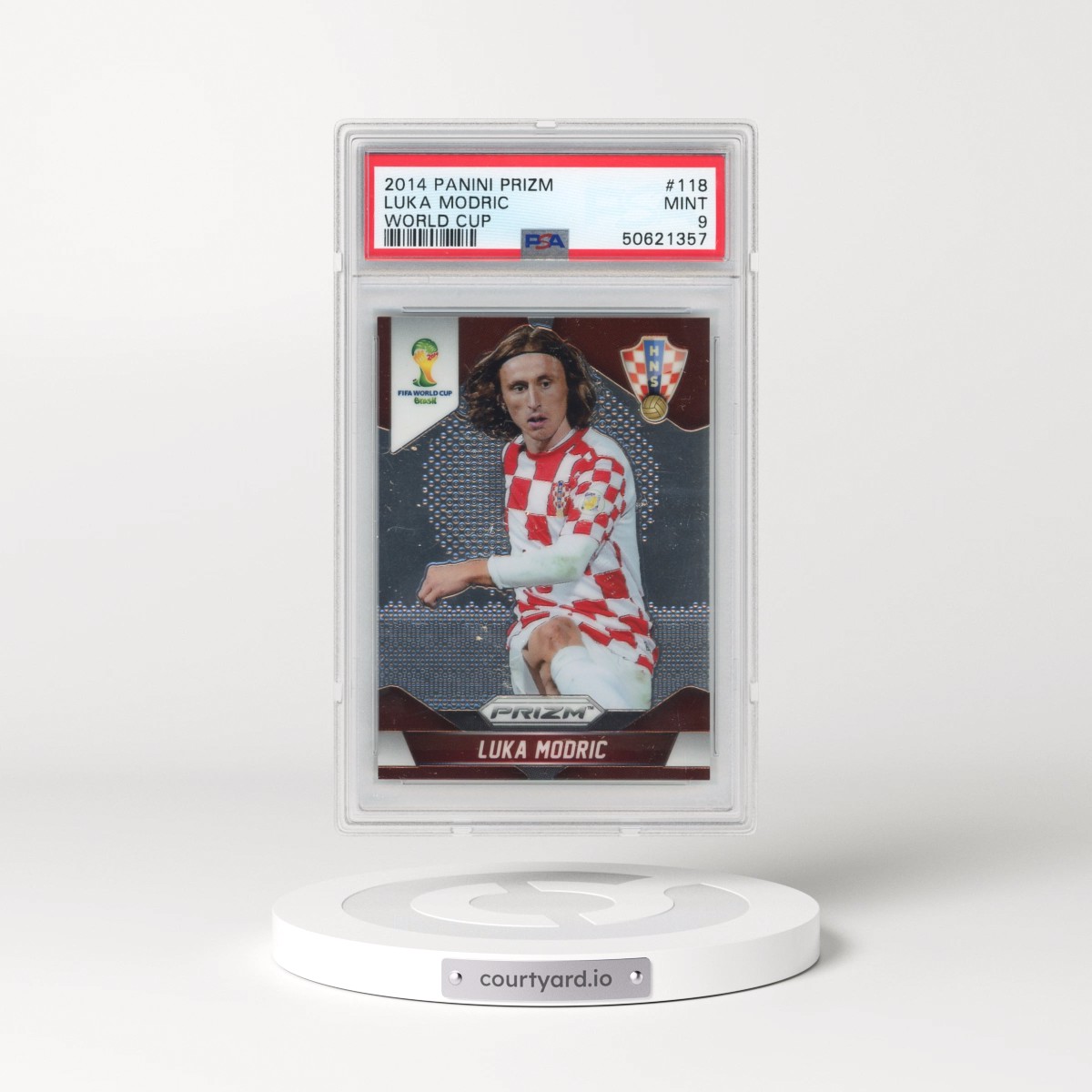 2014 Panini Prizm World Cup #118 Luka Modric (PSA 9 MINT)