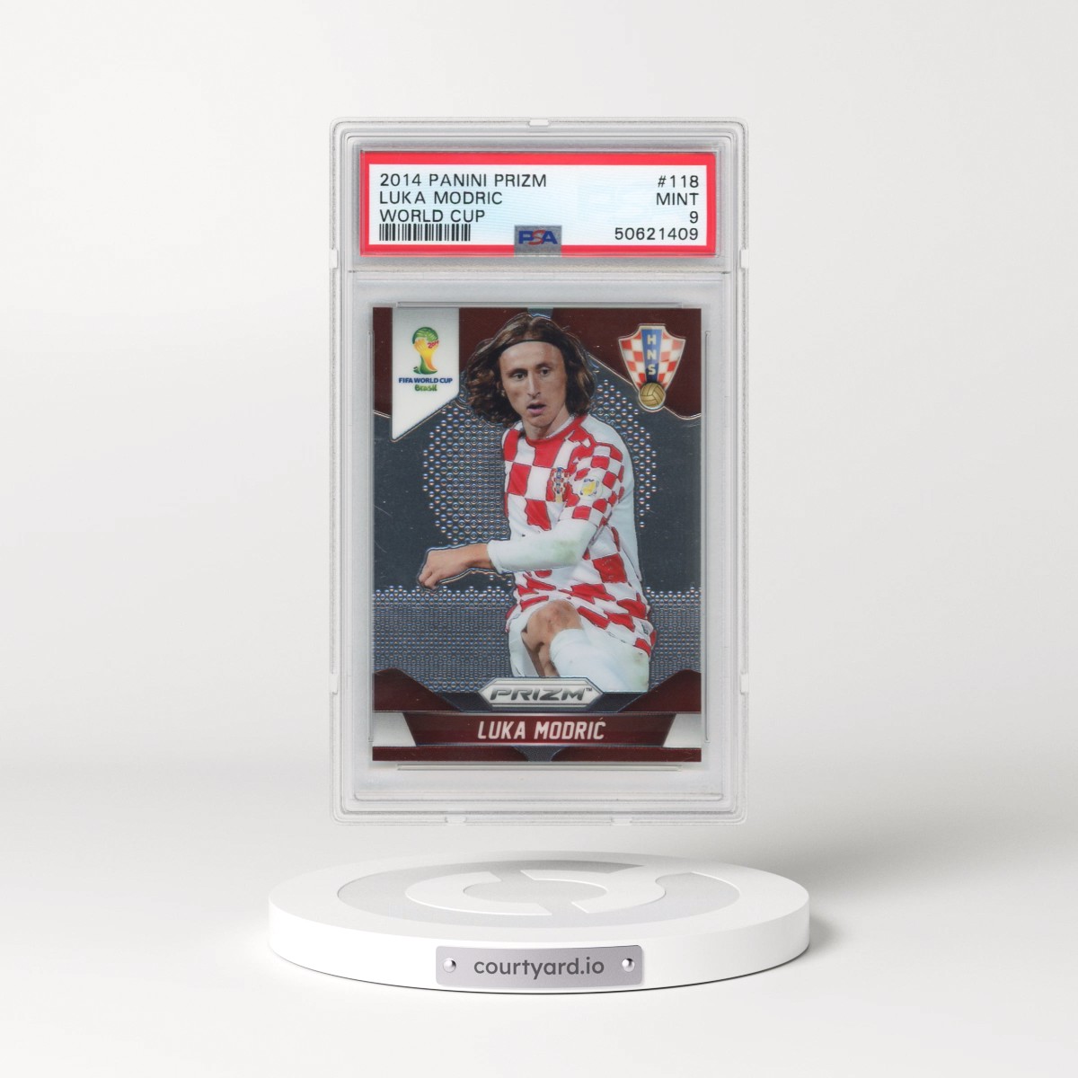 2014 Panini Prizm World Cup #118 Luka Modric (PSA 9 MINT)