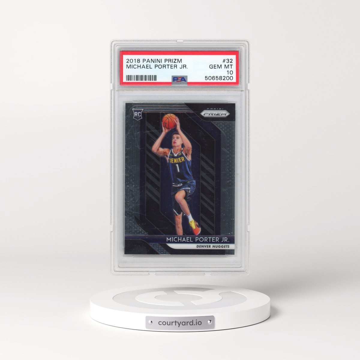 2018 Panini Prizm #32 Michael Porter Jr. (PSA 10 GEM MINT)