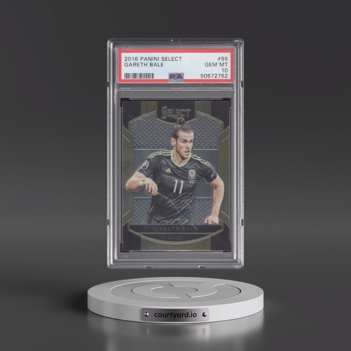 2016 Panini Select #55 Gareth Bale (PSA 10 GEM MINT)
