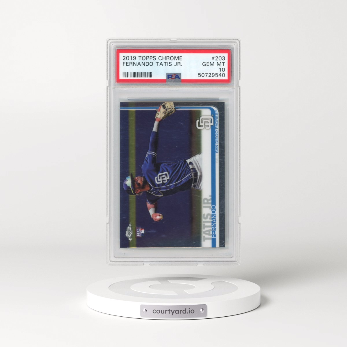 2019 Topps Chrome #203 Fernando Tatis Jr. (PSA 10 GEM MINT)